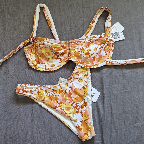 L*Space Camellia Cabana Bikini Set - Picture 1 of 6